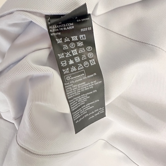 AllSaints 2-Piece Suit Aledia Jersey Blazer‎ and Jogger Trouser - 8/10 - Picture 8 of 16